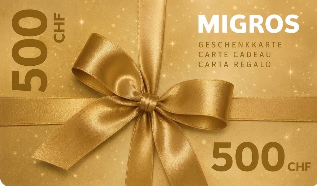 Carte Cadeau Migros 500 CHF